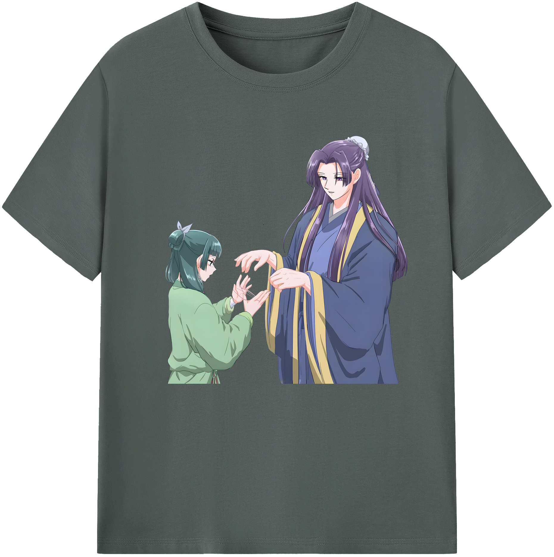 （画像用） 薬屋のひとりごと The Apothecary Diaries 綿100％ メンズ半袖Tシャツ｜肌触りやわらか＆通気性